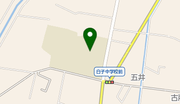 白子中学校の地図画像
