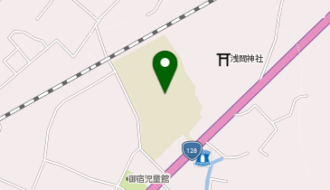 御宿中学校の地図画像