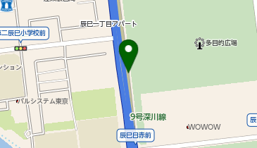 辰巳団地・潮見運動公園一帯の地図画像