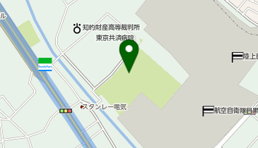 中目黒公園一帯の地図画像