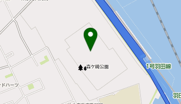 森ヶ崎公園の地図画像