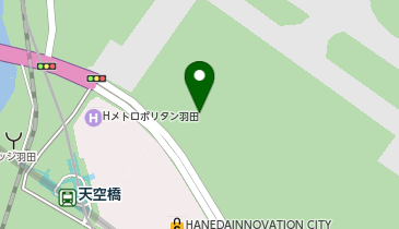 東京国際空港天空橋周辺の地図画像