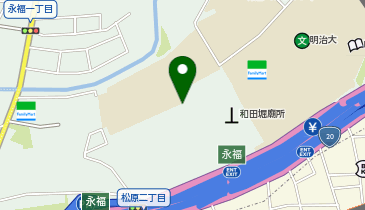 明大和泉校舎一帯の地図画像