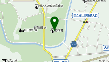 和田堀公園(東地区)一帯の地図画像