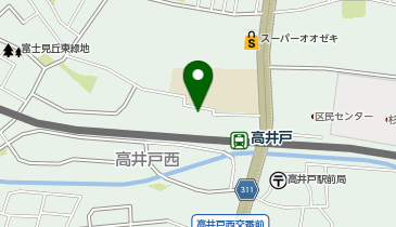 高井戸駅一帯の地図画像
