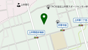 上井草スポーツセンター一帯の地図画像