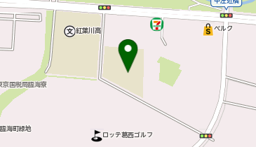 江戸川南部一帯の地図画像