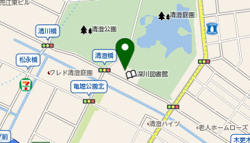 清澄庭園の地図画像