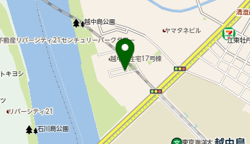 東京海洋大学一帯の地図画像