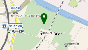 亀戸中央公園の地図画像