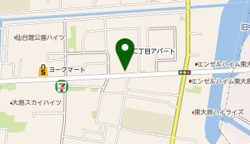 都営東砂二丁目住宅一帯の地図画像