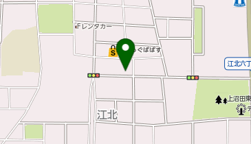 江北六丁目団地一帯の地図画像