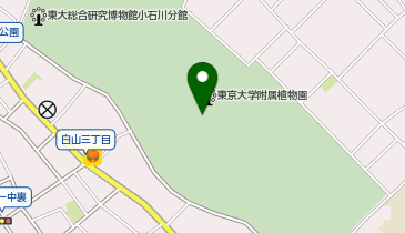 小石川植物園の地図画像