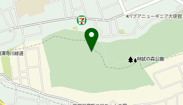 林試の森公園の地図画像