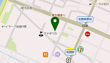 船堀一丁目住宅一帯の地図画像