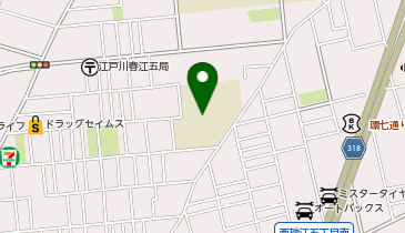 都立葛西工業高校・西瑞江住宅一帯の地図画像
