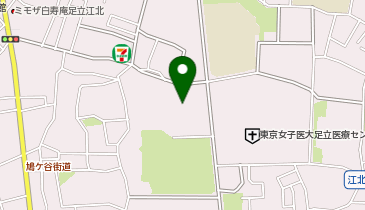 江北平成公園一帯の地図画像