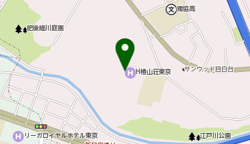 目白台運動公園付近一帯の地図画像