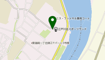 江戸川スポーツランド周辺一帯の地図画像