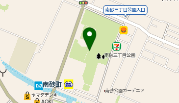 南砂三丁目公園一帯の地図画像