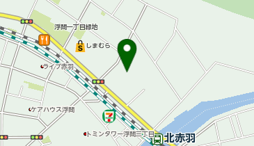 浮間一丁目地区の地図画像