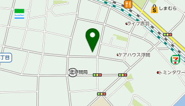 浮間小学校・浮間三丁目団地地区の地図画像