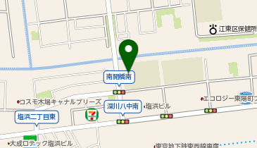 深川第八中学校の地図画像