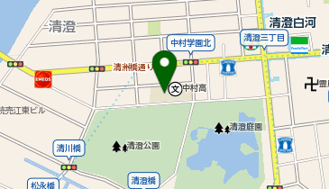 中村中学高等学校の地図画像