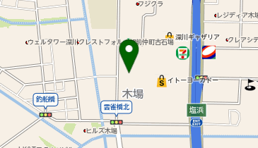 深川ギャザリアの地図画像