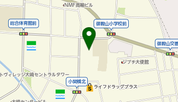 御殿山小学校の地図画像