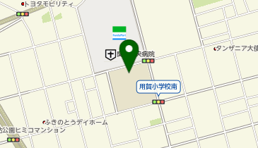 用賀小学校の地図画像