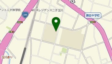 瀬田小学校の地図画像