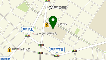 東深沢中学校の地図画像