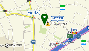 池尻区民集会所の地図画像