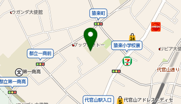 猿楽小学校の地図画像