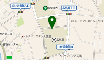 広尾中学校の地図画像