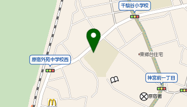 原宿外苑中学校の地図画像
