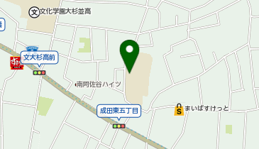 杉並第七小学校の地図画像