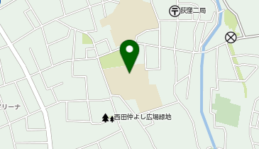 西田小学校の地図画像