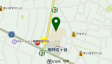 阿佐ヶ谷中学校の地図画像