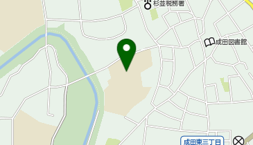 東田中学校の地図画像