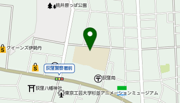 桃井第一小学校の地図画像