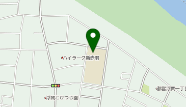 西浮間小学校の地図画像