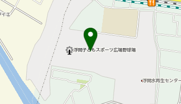 新河岸東公園一帯の地図画像