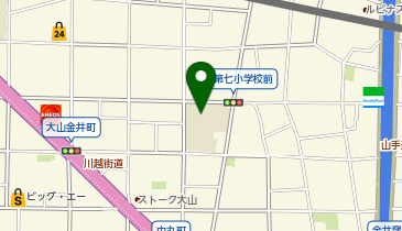 板橋第七小学校の地図画像