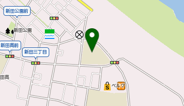 新田学園第二校舎の地図画像