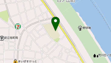 千寿桜堤中学校」(足立区-避難所-〒120-0022)の地図/アクセス