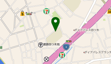 よつぎ小学校の地図画像