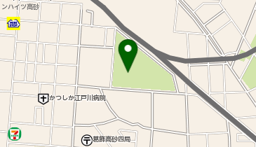 都営高砂団地一帯の地図画像