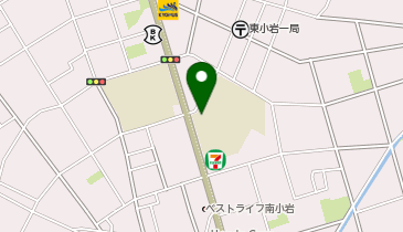 小岩第二中学校の地図画像